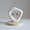 Aretes Cristal Rivoli Rosa en Plata 925 — Brillo Femenino y Romántico