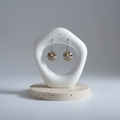 Aretes Cristal Rivoli Champagne en Plata 925 — Brillo Luminoso y Sofisticado