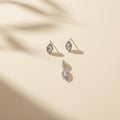 Set Marquesa Brillante Aretes y Dije en Plata 925 — Elegancia con Halo Deslumbrante