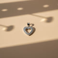 Dije Corazón Abierto con Zirconia en Plata 925 — Amor Abierto y Eterno