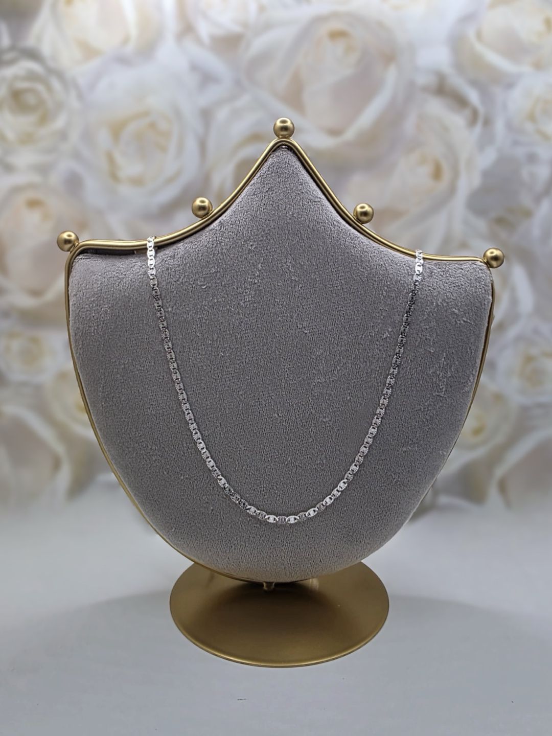 Cadena Veneciana Diamantada en Plata 925 — Destello Femenino en Cada Paso