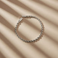 Pulsera Rope Trenzada en Plata 925 — Artesanal, Elegante y Atemporal