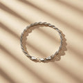 Pulsera Rope Trenzada en Plata 925 — Textura, Brillo y Elegancia en tu Muñeca