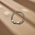 Pulsera Cubana Diamantada en Plata 925 — Actitud de Lujo en Cada Movimiento