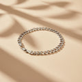 Pulsera Cubana Diamantada en Plata 925 — Brillo Sutil que Enamora