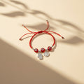 Pulsera Hilo Rojo Mano de Fátima y San Benito en Plata 925 — Protección y Fe